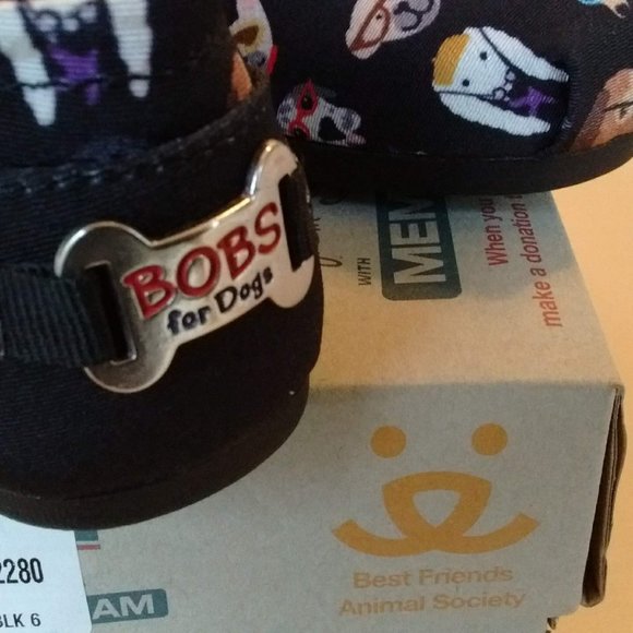 BOBS by Skechers Ladies Plush Pup Smart Casual Slip-On Flats Size 36 EU, 6 US - Picture 6 of 7